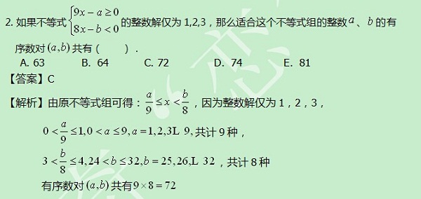 【太奇MBA 2014年8月20日】MBA數(shù)學(xué)每日一練 解析